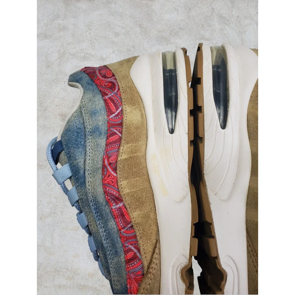 Nike Air‎ Max 95 Wild West Denim Paisley Suede Youth 7Y